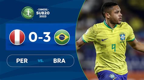 peru sub 20 vs brasil sub 20